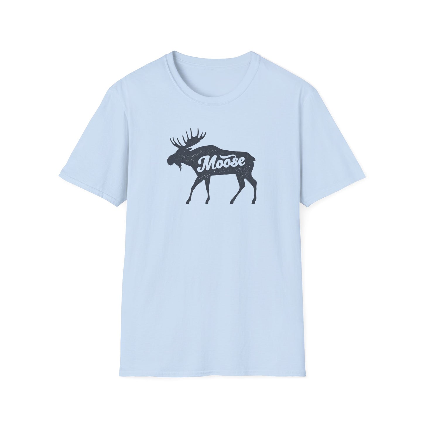 Moose Graphic Unisex T-Shirt | Nature Lover Tee, Outdoor Adventure Shirt, Wildlife Enthusiast Gift, Cabin Decor Apparel, Camping T-Shirt