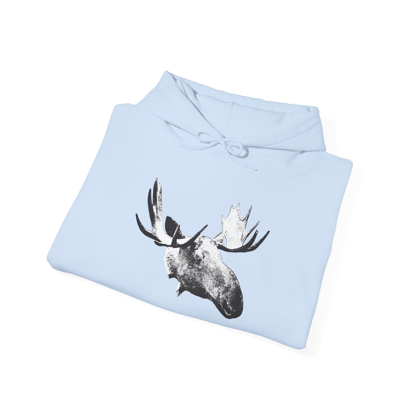 Bull Moose Graphic Unisex Hoodie, Wildlife Apparel