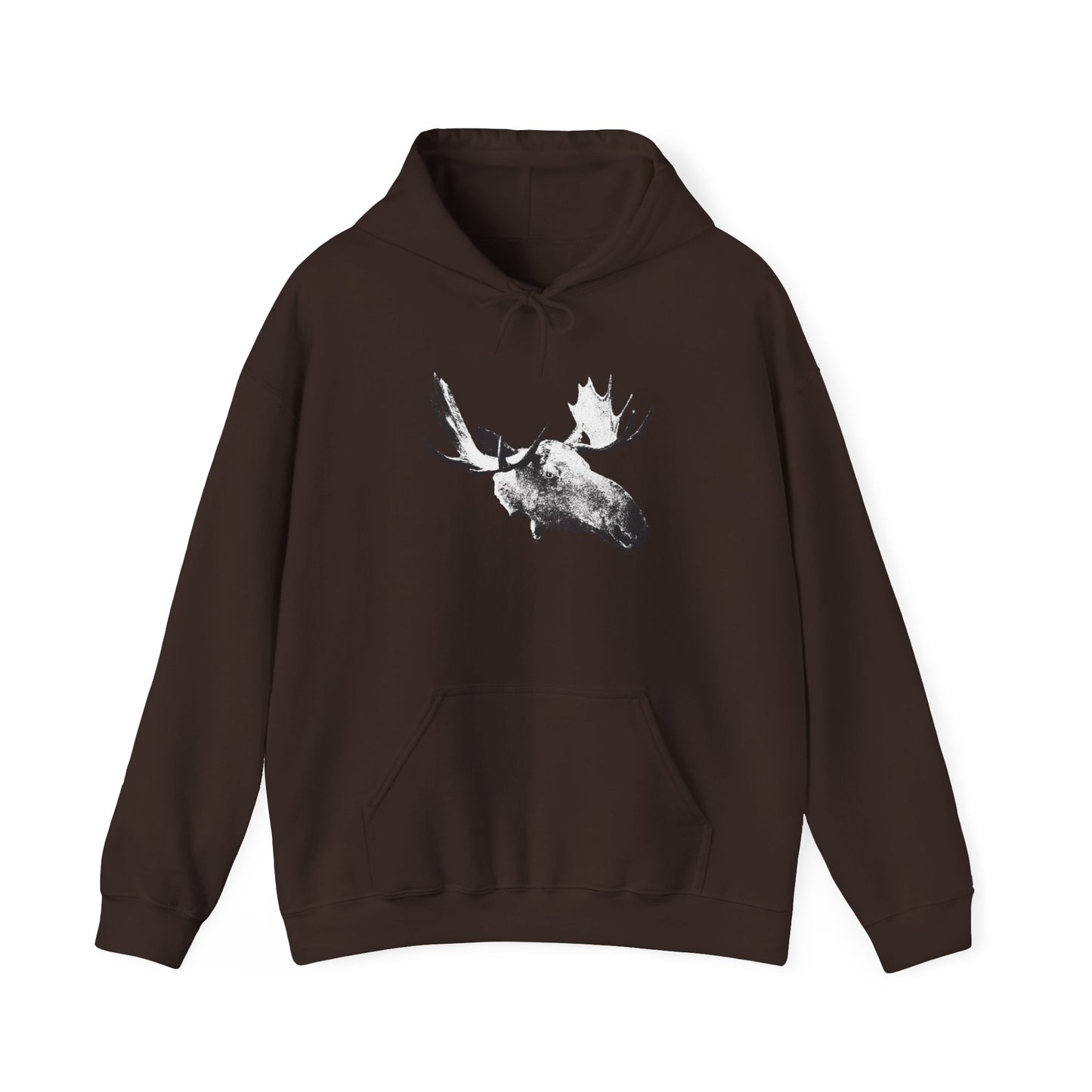 Bull Moose Graphic Unisex Hoodie, Wildlife Apparel