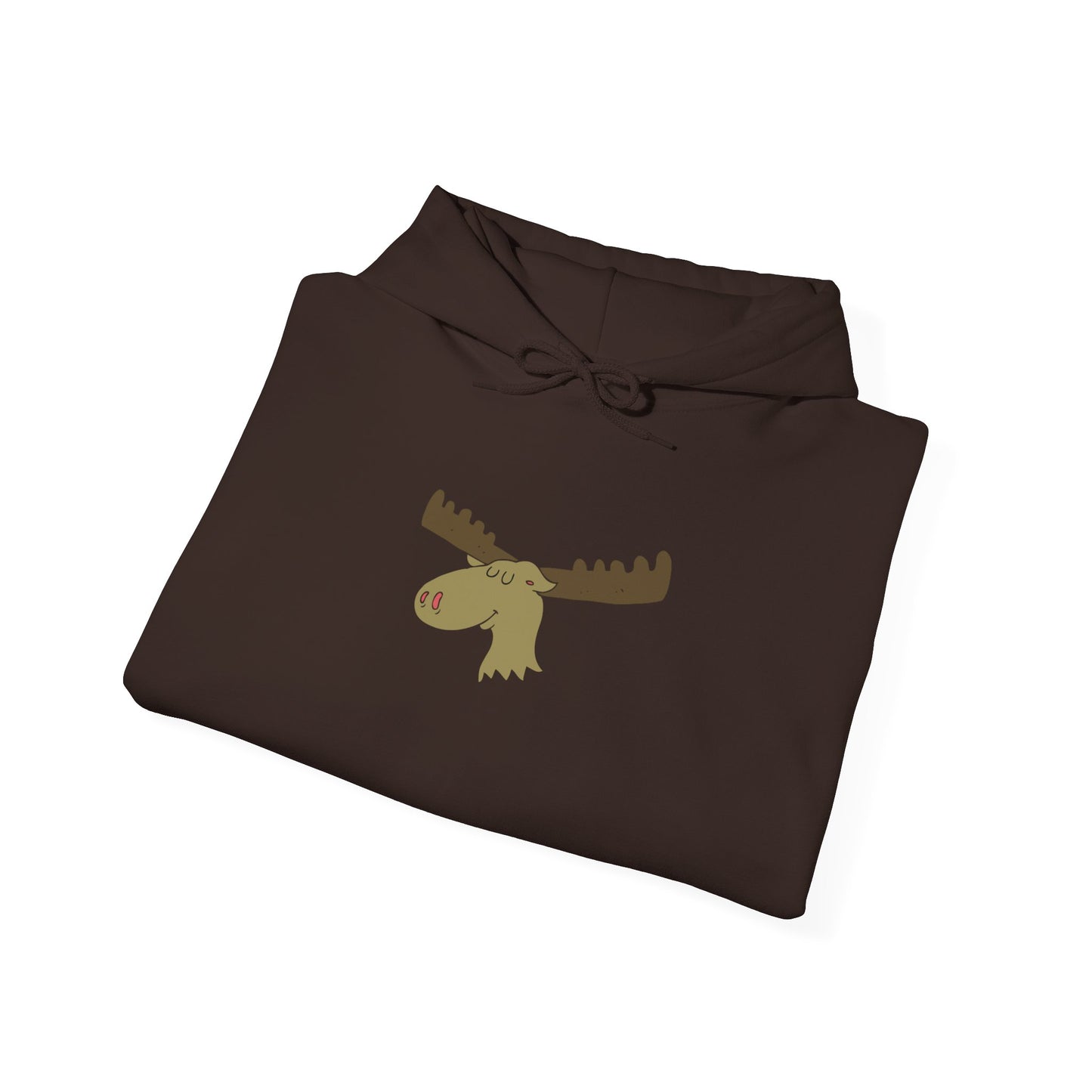 Cozy Moose Graphic Hoodie - Unisex Sweatshirt for Outdoor Adventures, Camping Gift, Nature Lover Apparel, Birthday, Christmas
