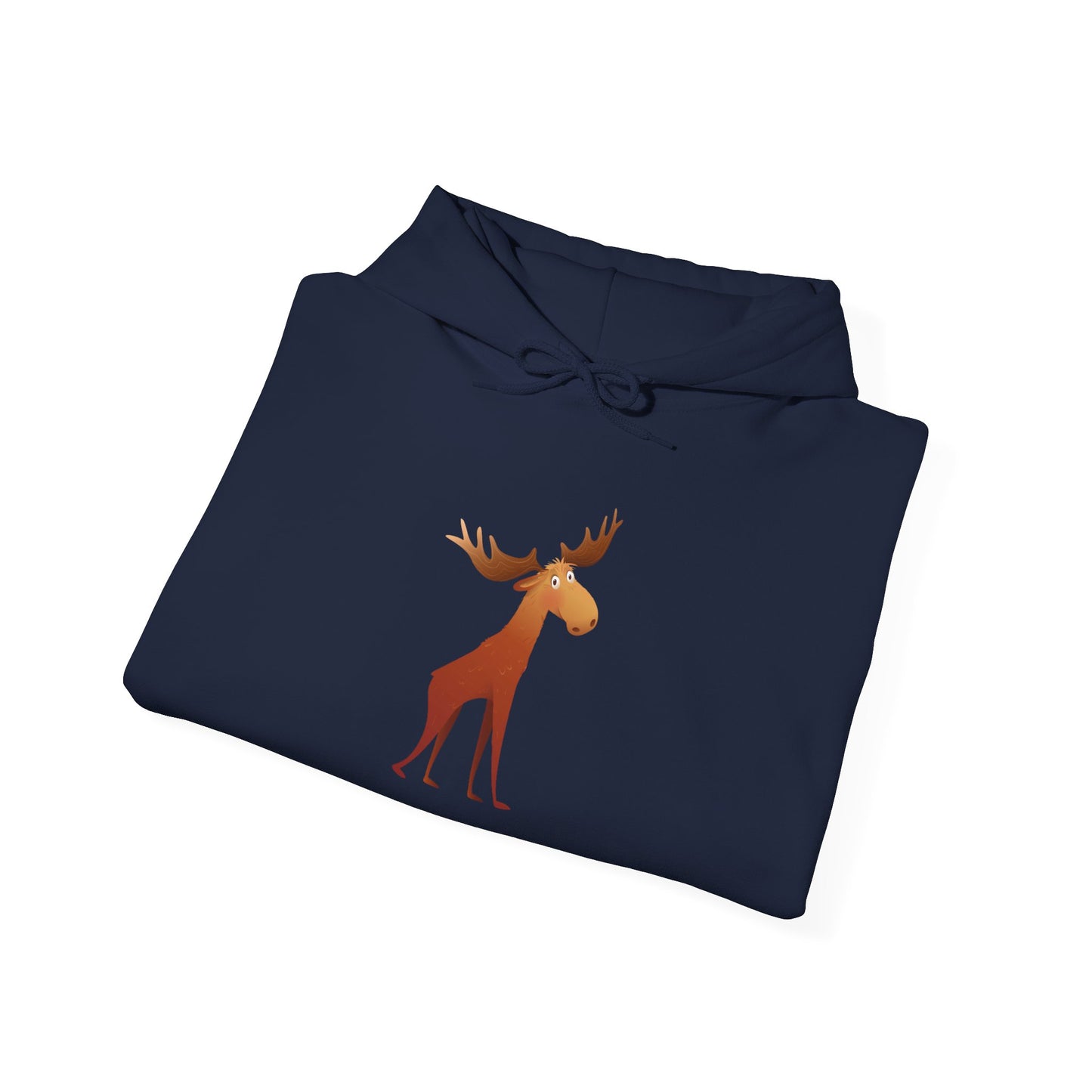 Moose Graphic Hoodie - Cozy Unisex Sweatshirt for Nature Lovers, Perfect Gift for Fall, Winter, Birthdays, Camping, Outdoor Adventures