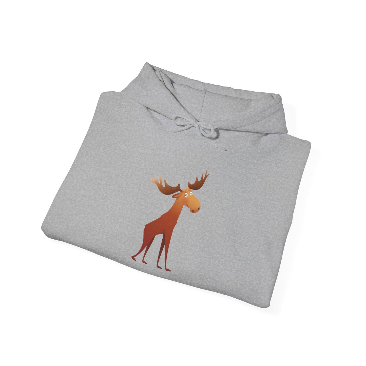 Moose Graphic Hoodie - Cozy Unisex Sweatshirt for Nature Lovers, Perfect Gift for Fall, Winter, Birthdays, Camping, Outdoor Adventures