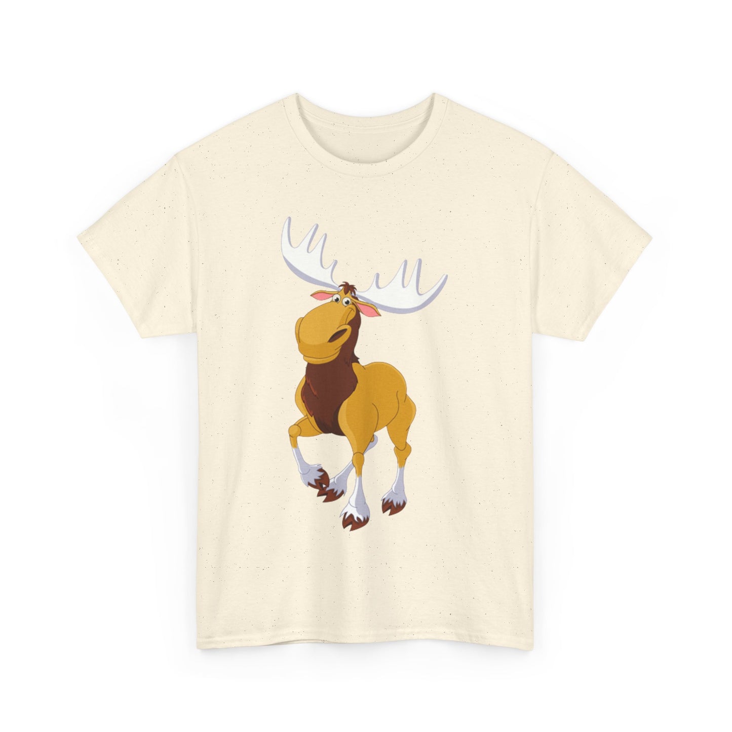 Moose Lover Unisex Heavy Cotton Tee, Nature T-Shirt, Wildlife Apparel, Animal Graphic Tee, Gift for Outdoorsy Friends
