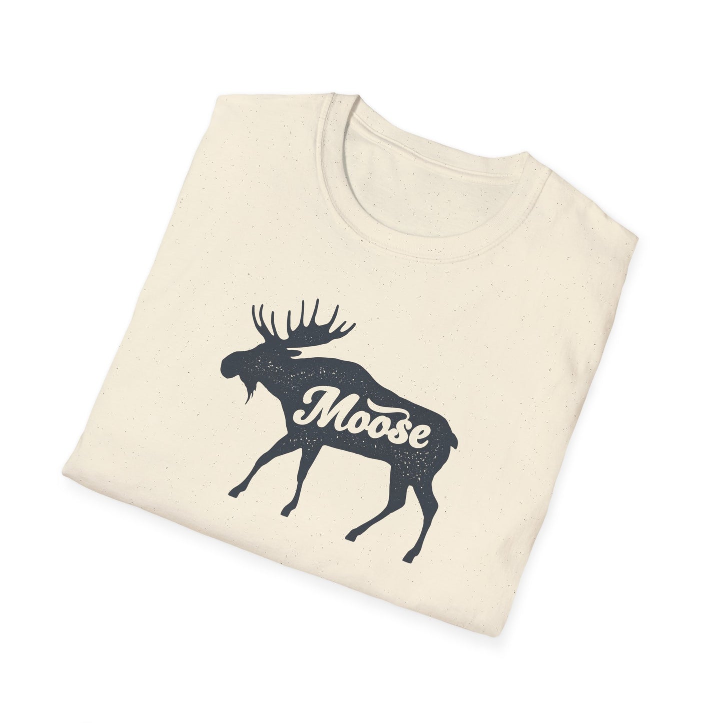 Moose Graphic Unisex T-Shirt | Nature Lover Tee, Outdoor Adventure Shirt, Wildlife Enthusiast Gift, Cabin Decor Apparel, Camping T-Shirt