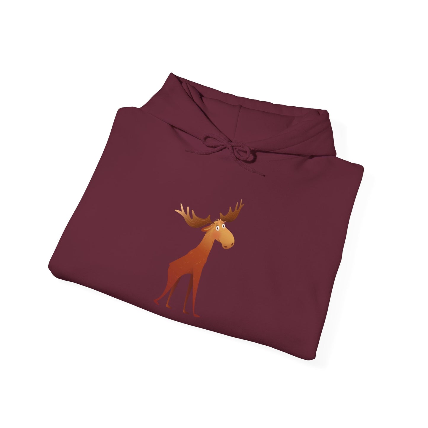 Moose Graphic Hoodie - Cozy Unisex Sweatshirt for Nature Lovers, Perfect Gift for Fall, Winter, Birthdays, Camping, Outdoor Adventures