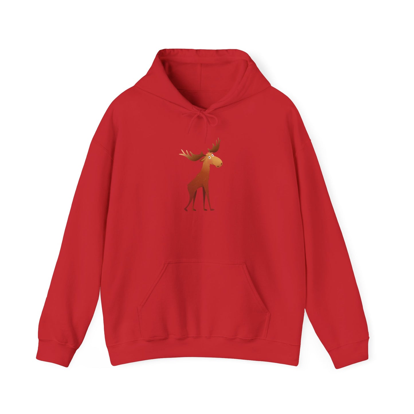 Moose Graphic Hoodie - Cozy Unisex Sweatshirt for Nature Lovers, Perfect Gift for Fall, Winter, Birthdays, Camping, Outdoor Adventures