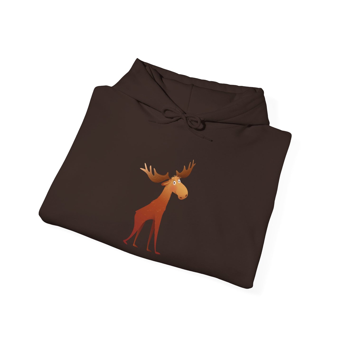 Moose Graphic Hoodie - Cozy Unisex Sweatshirt for Nature Lovers, Perfect Gift for Fall, Winter, Birthdays, Camping, Outdoor Adventures