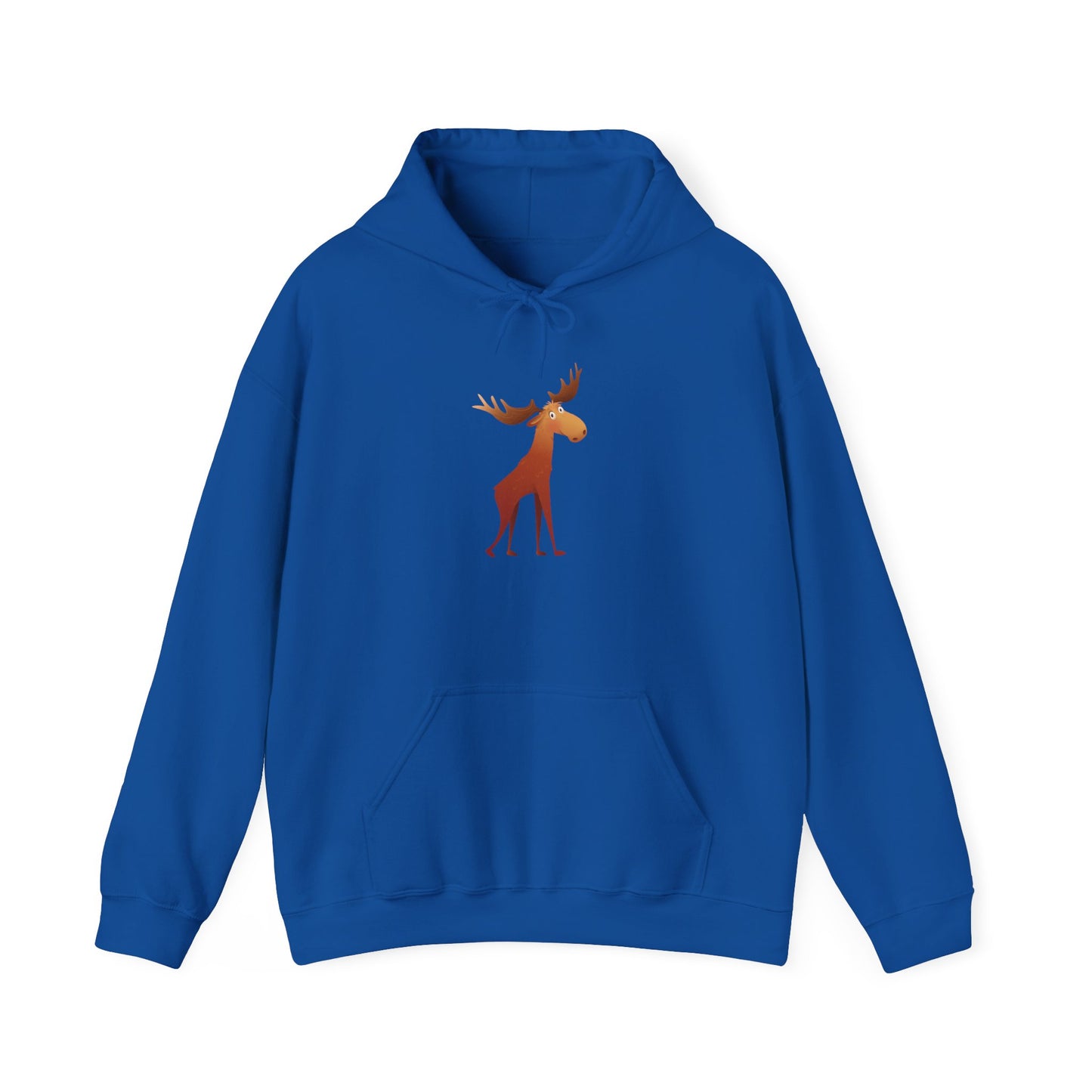 Moose Graphic Hoodie - Cozy Unisex Sweatshirt for Nature Lovers, Perfect Gift for Fall, Winter, Birthdays, Camping, Outdoor Adventures
