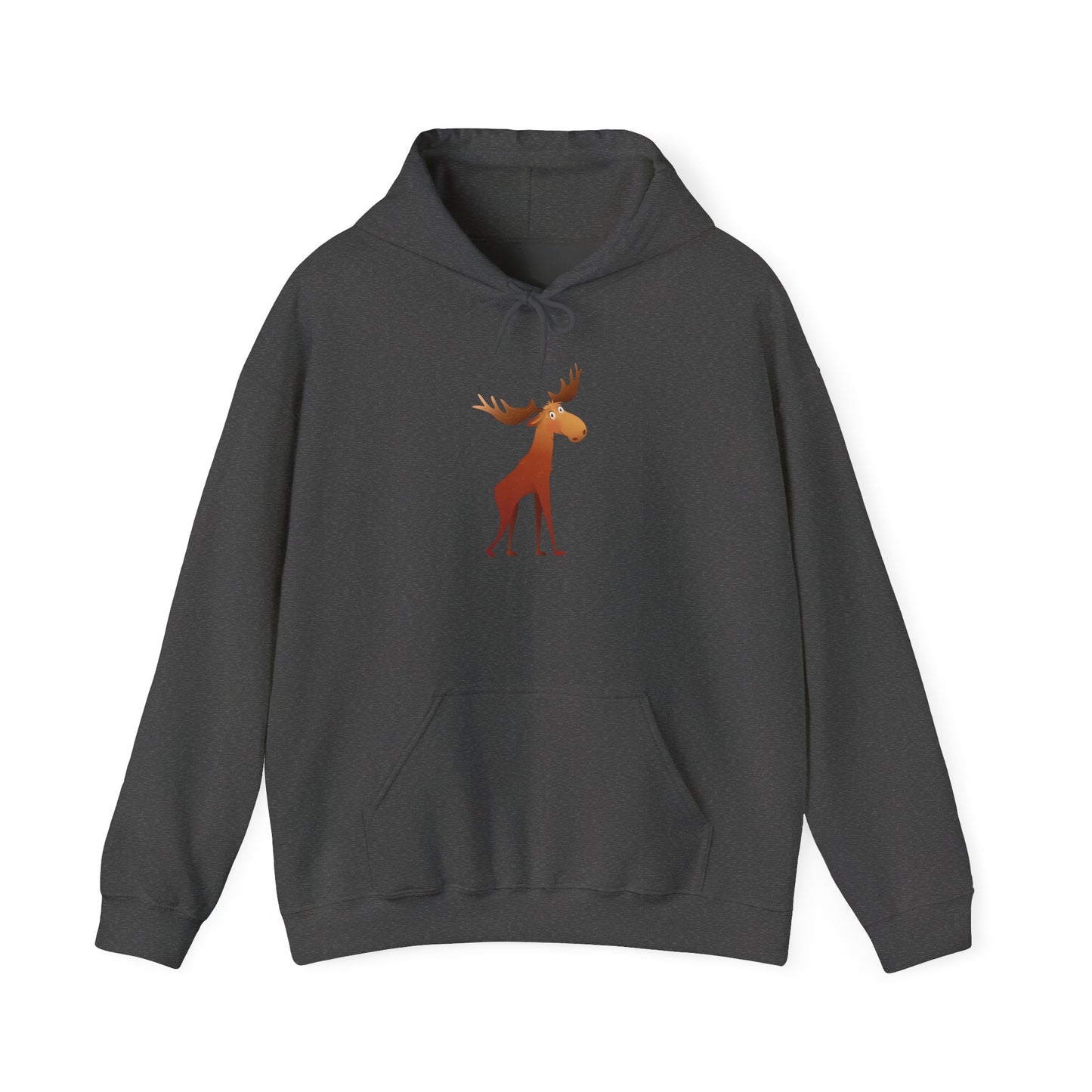Moose Graphic Hoodie - Cozy Unisex Sweatshirt for Nature Lovers, Perfect Gift for Fall, Winter, Birthdays, Camping, Outdoor Adventures
