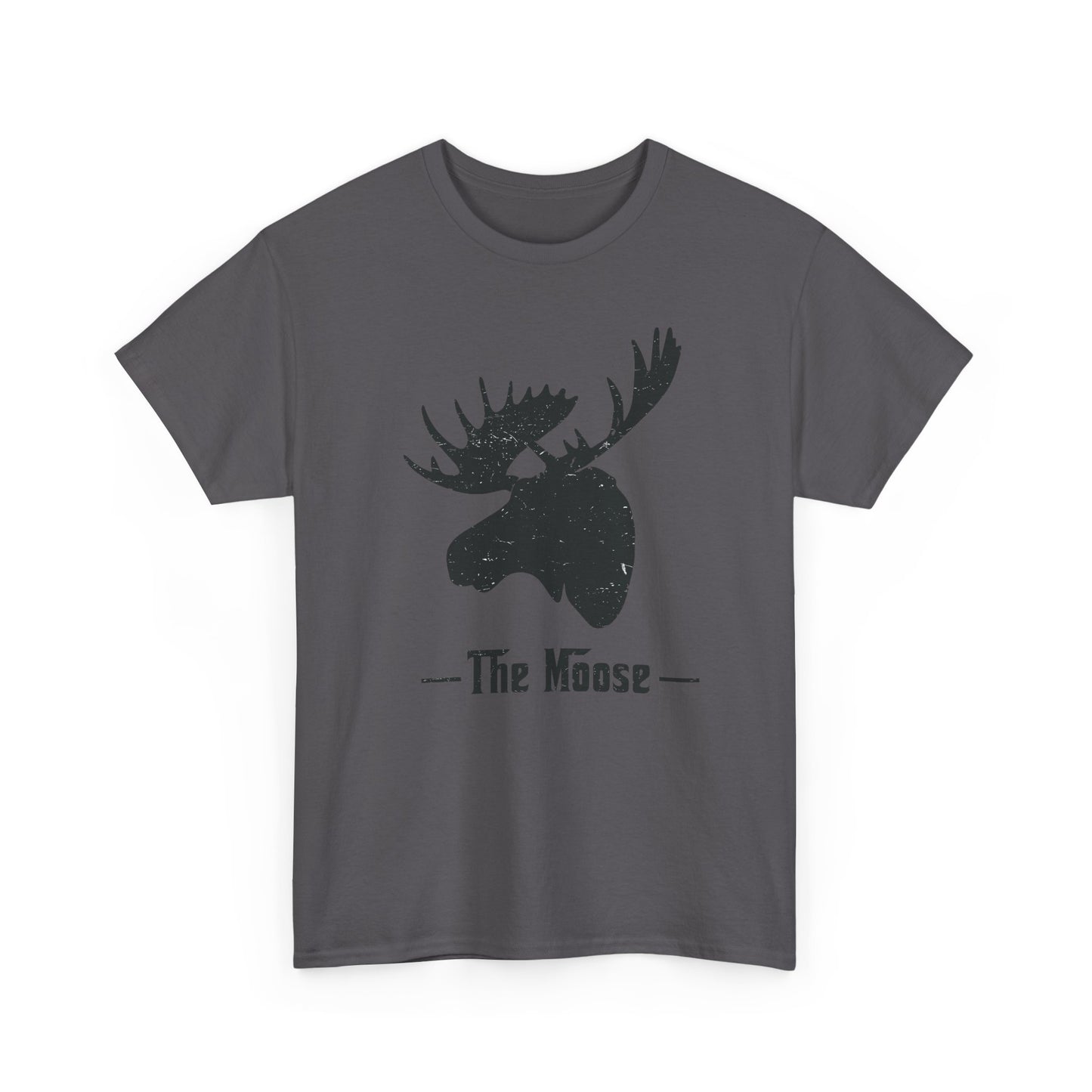 Moose Graphic Tee, Outdoor Adventure Shirt, Nature Lover Gift, Casual Wear, Animal Print T-Shirt