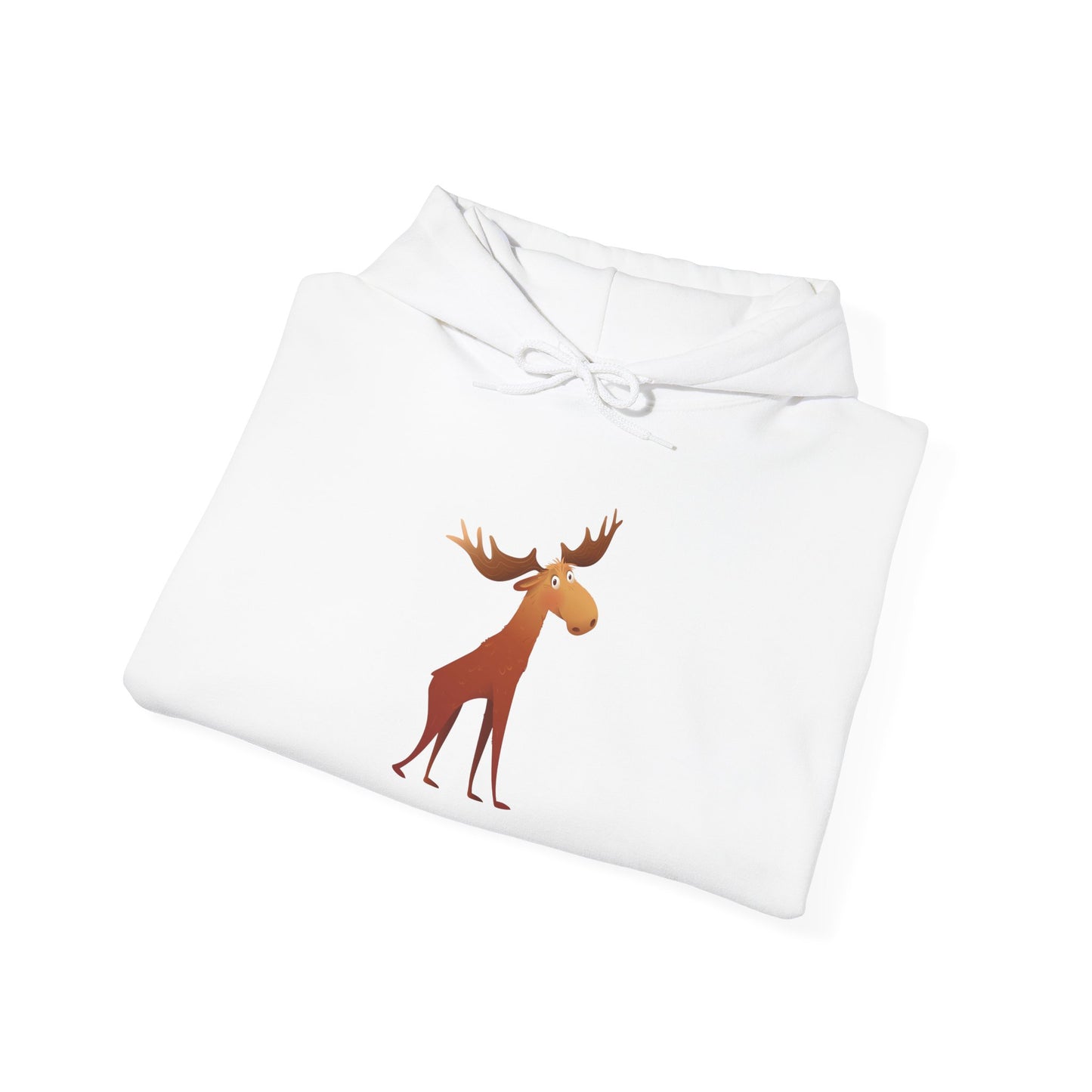 Moose Graphic Hoodie - Cozy Unisex Sweatshirt for Nature Lovers, Perfect Gift for Fall, Winter, Birthdays, Camping, Outdoor Adventures
