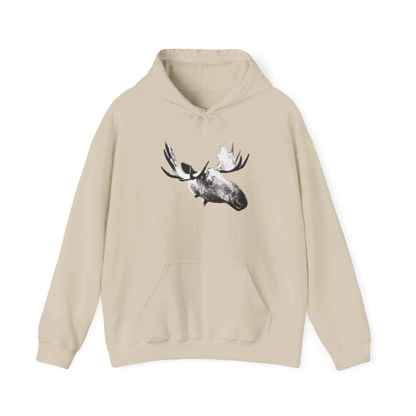 Bull Moose Graphic Unisex Hoodie, Wildlife Apparel