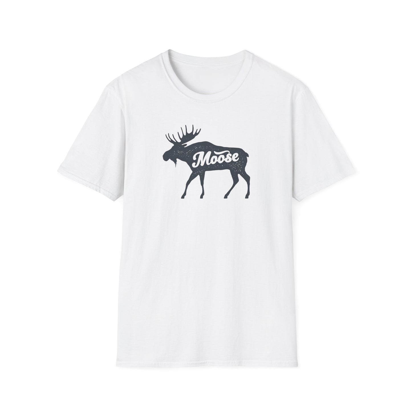 Moose Graphic Unisex T-Shirt | Nature Lover Tee, Outdoor Adventure Shirt, Wildlife Enthusiast Gift, Cabin Decor Apparel, Camping T-Shirt