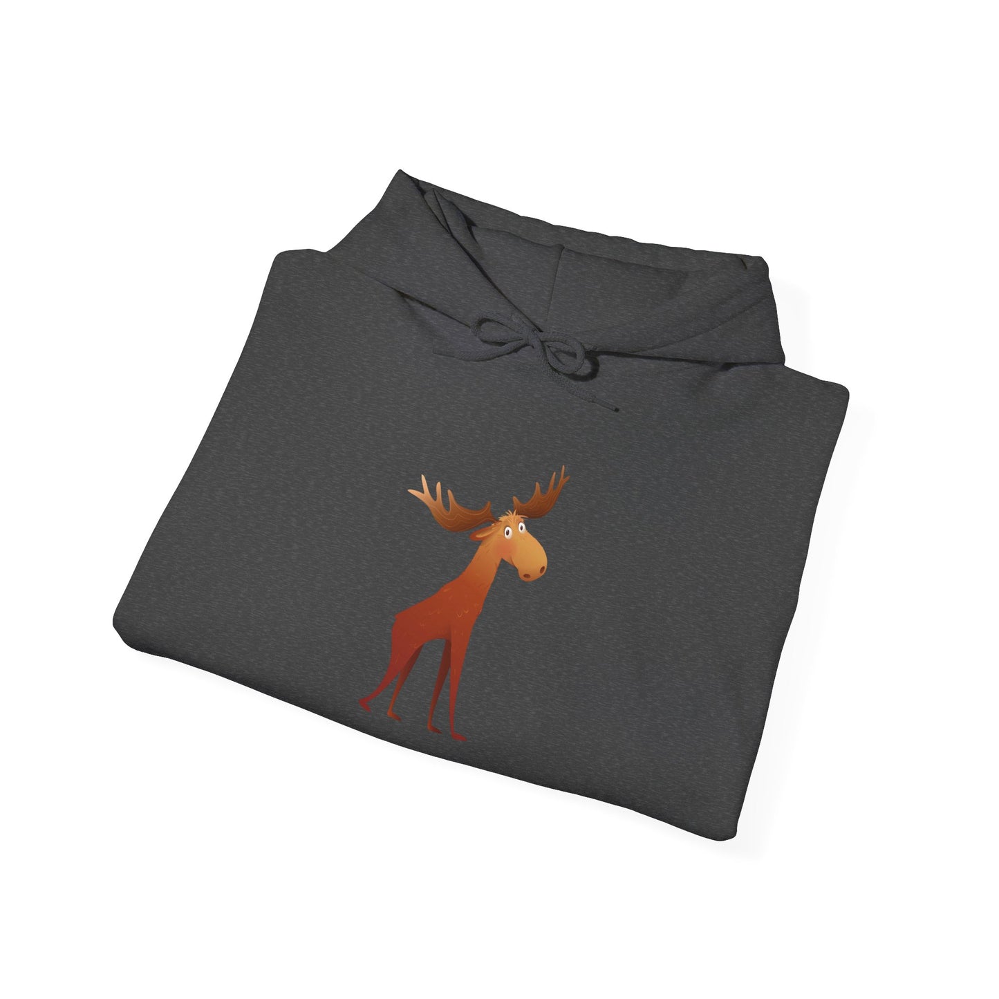 Moose Graphic Hoodie - Cozy Unisex Sweatshirt for Nature Lovers, Perfect Gift for Fall, Winter, Birthdays, Camping, Outdoor Adventures