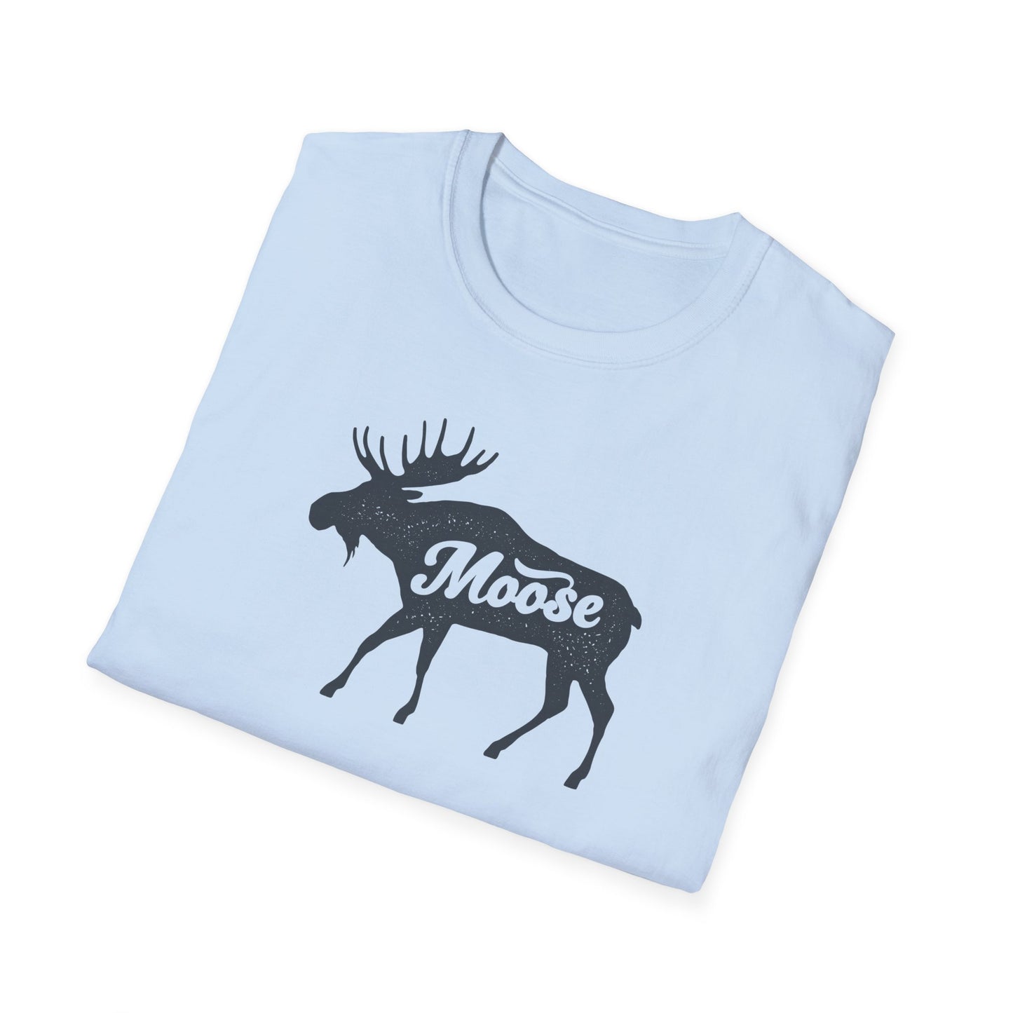 Moose Graphic Unisex T-Shirt | Nature Lover Tee, Outdoor Adventure Shirt, Wildlife Enthusiast Gift, Cabin Decor Apparel, Camping T-Shirt