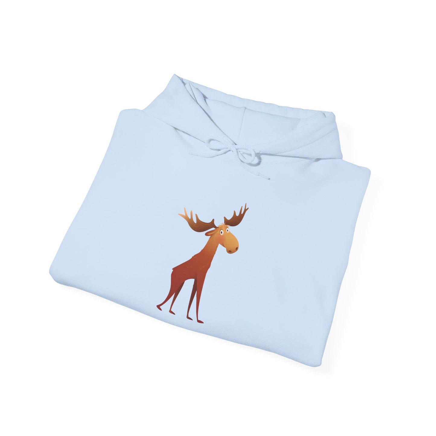 Moose Graphic Hoodie - Cozy Unisex Sweatshirt for Nature Lovers, Perfect Gift for Fall, Winter, Birthdays, Camping, Outdoor Adventures