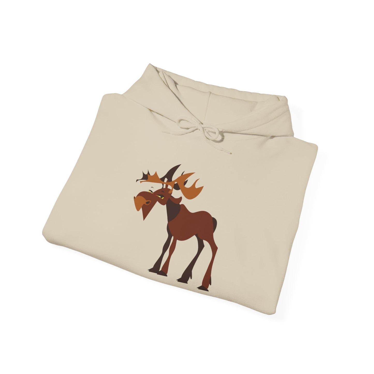 Cozy Moose Graphic Hoodie - Unisex Sweatshirt for Nature Lovers, Great for Gifts, Outdoor Adventures, and Fall Fashion