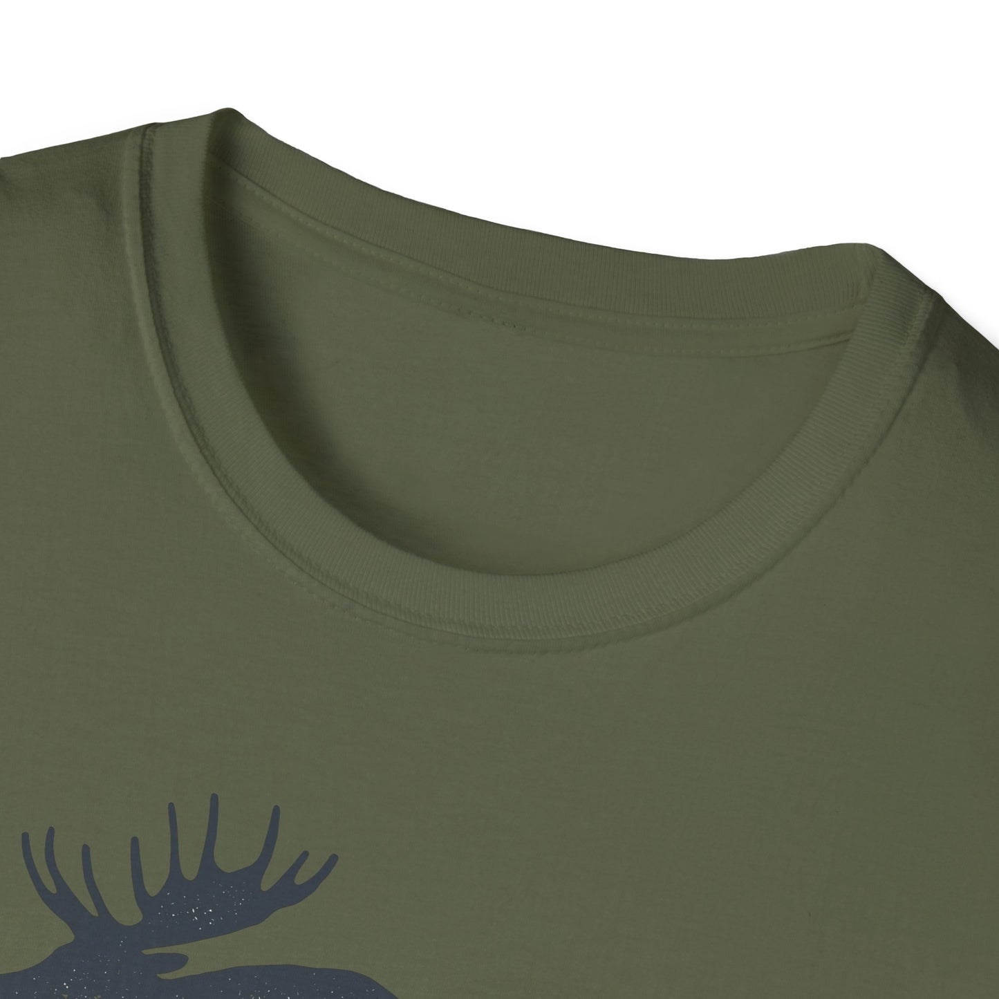 Moose Graphic Unisex T-Shirt | Nature Lover Tee, Outdoor Adventure Shirt, Wildlife Enthusiast Gift, Cabin Decor Apparel, Camping T-Shirt