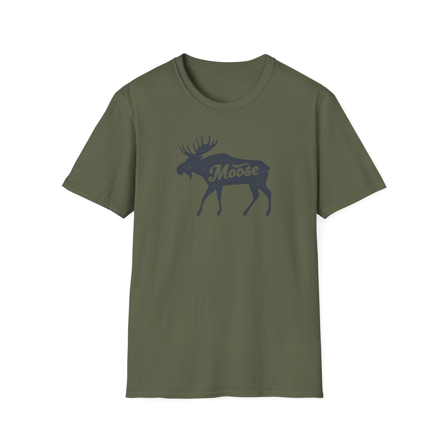 Moose Graphic Unisex T-Shirt | Nature Lover Tee, Outdoor Adventure Shirt, Wildlife Enthusiast Gift, Cabin Decor Apparel, Camping T-Shirt