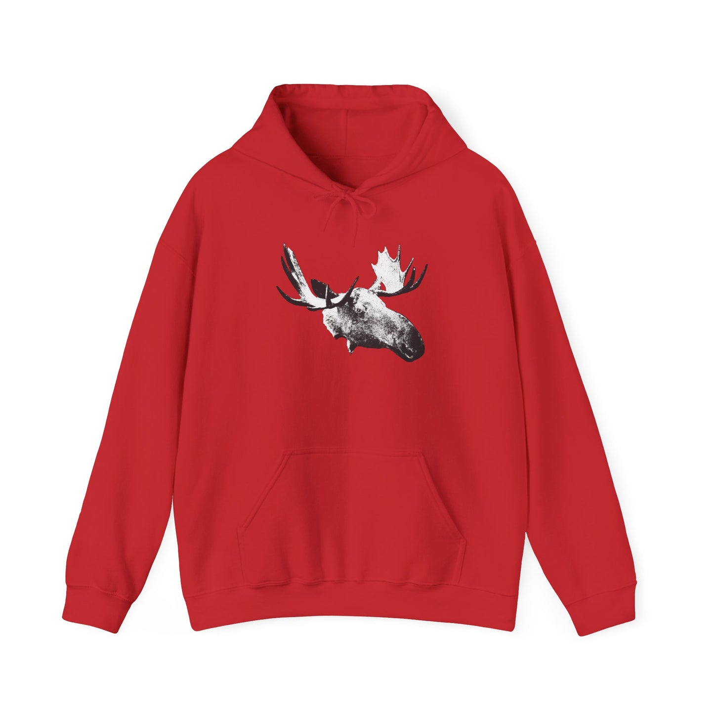 Bull Moose Graphic Unisex Hoodie, Wildlife Apparel