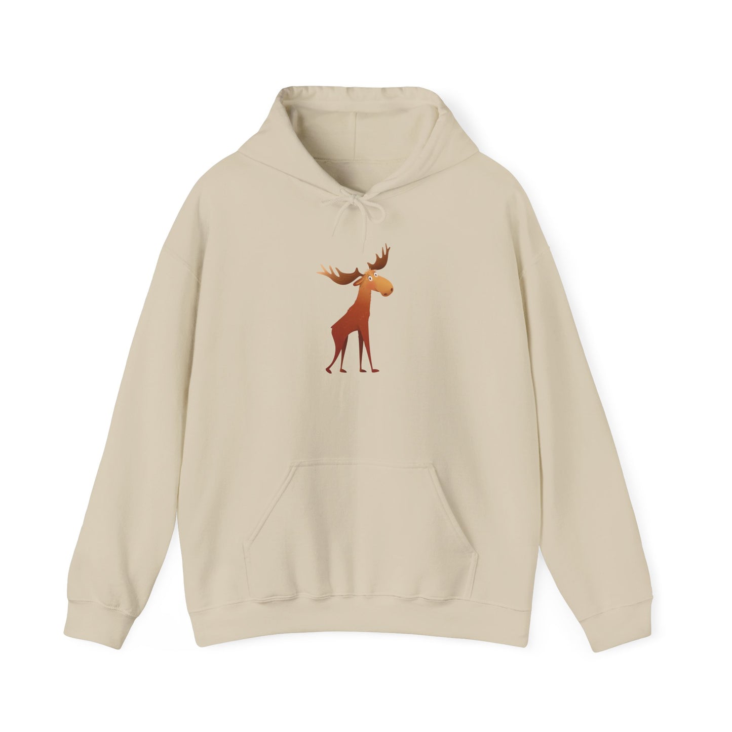 Moose Graphic Hoodie - Cozy Unisex Sweatshirt for Nature Lovers, Perfect Gift for Fall, Winter, Birthdays, Camping, Outdoor Adventures
