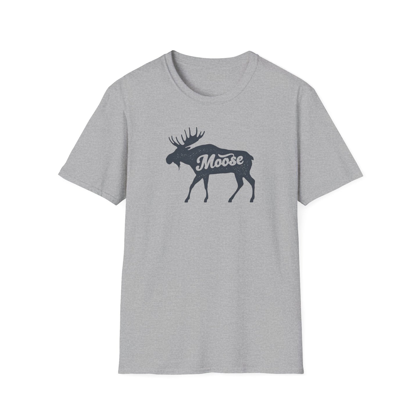 Moose Graphic Unisex T-Shirt | Nature Lover Tee, Outdoor Adventure Shirt, Wildlife Enthusiast Gift, Cabin Decor Apparel, Camping T-Shirt