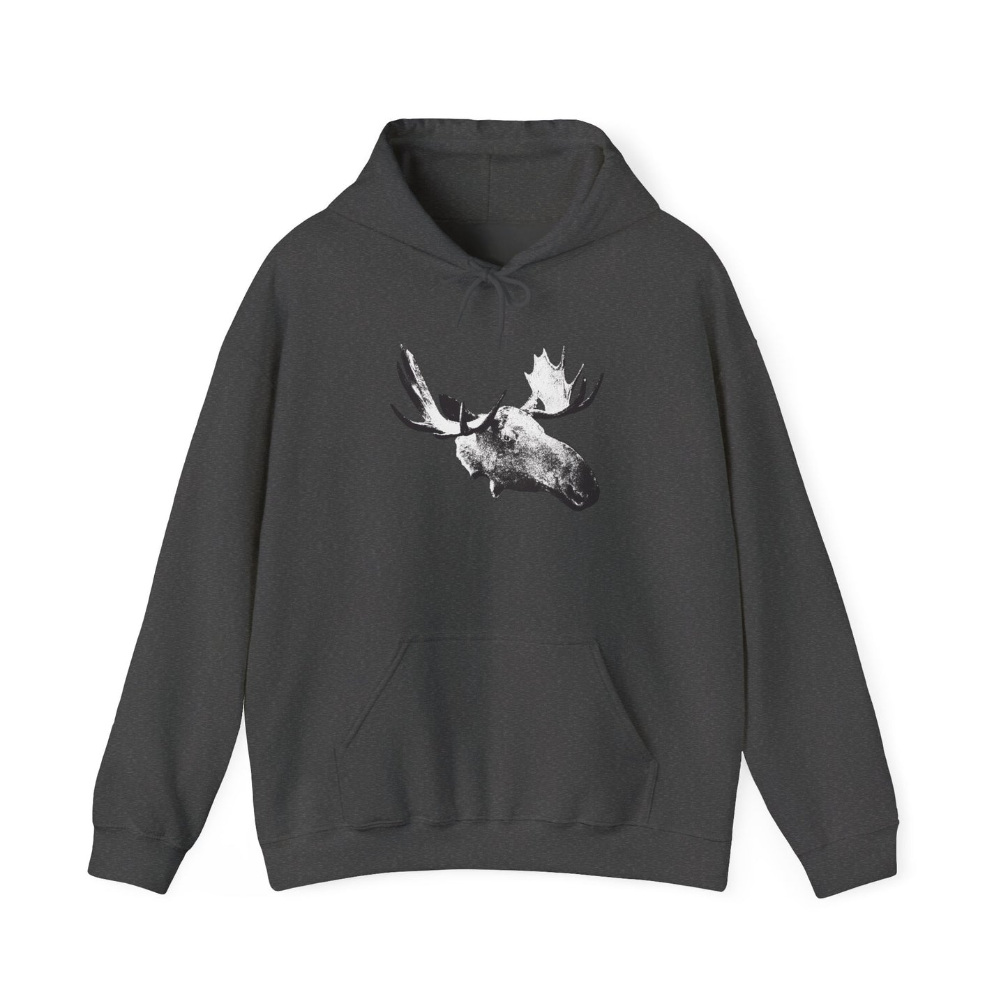 Bull Moose Graphic Unisex Hoodie, Wildlife Apparel