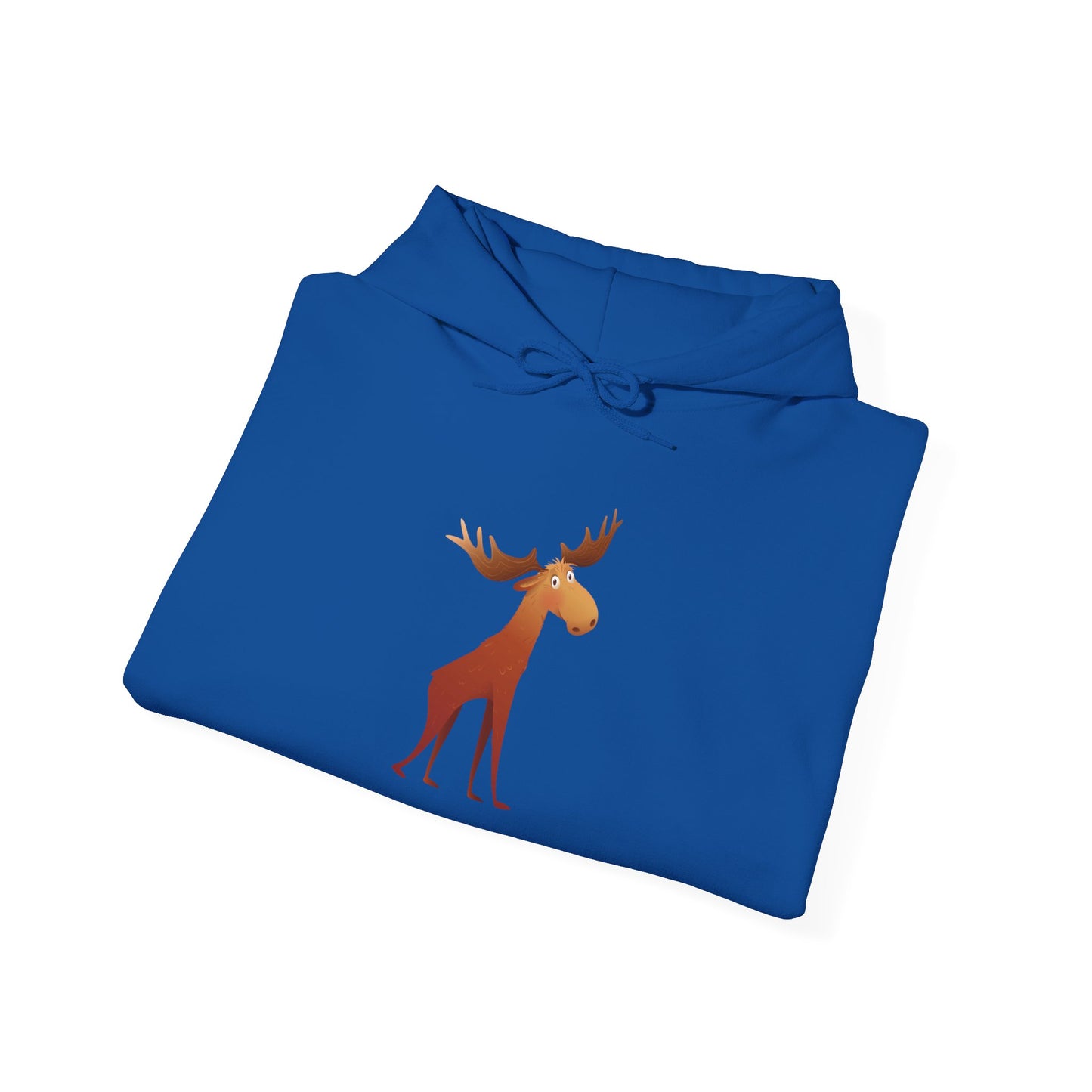 Moose Graphic Hoodie - Cozy Unisex Sweatshirt for Nature Lovers, Perfect Gift for Fall, Winter, Birthdays, Camping, Outdoor Adventures