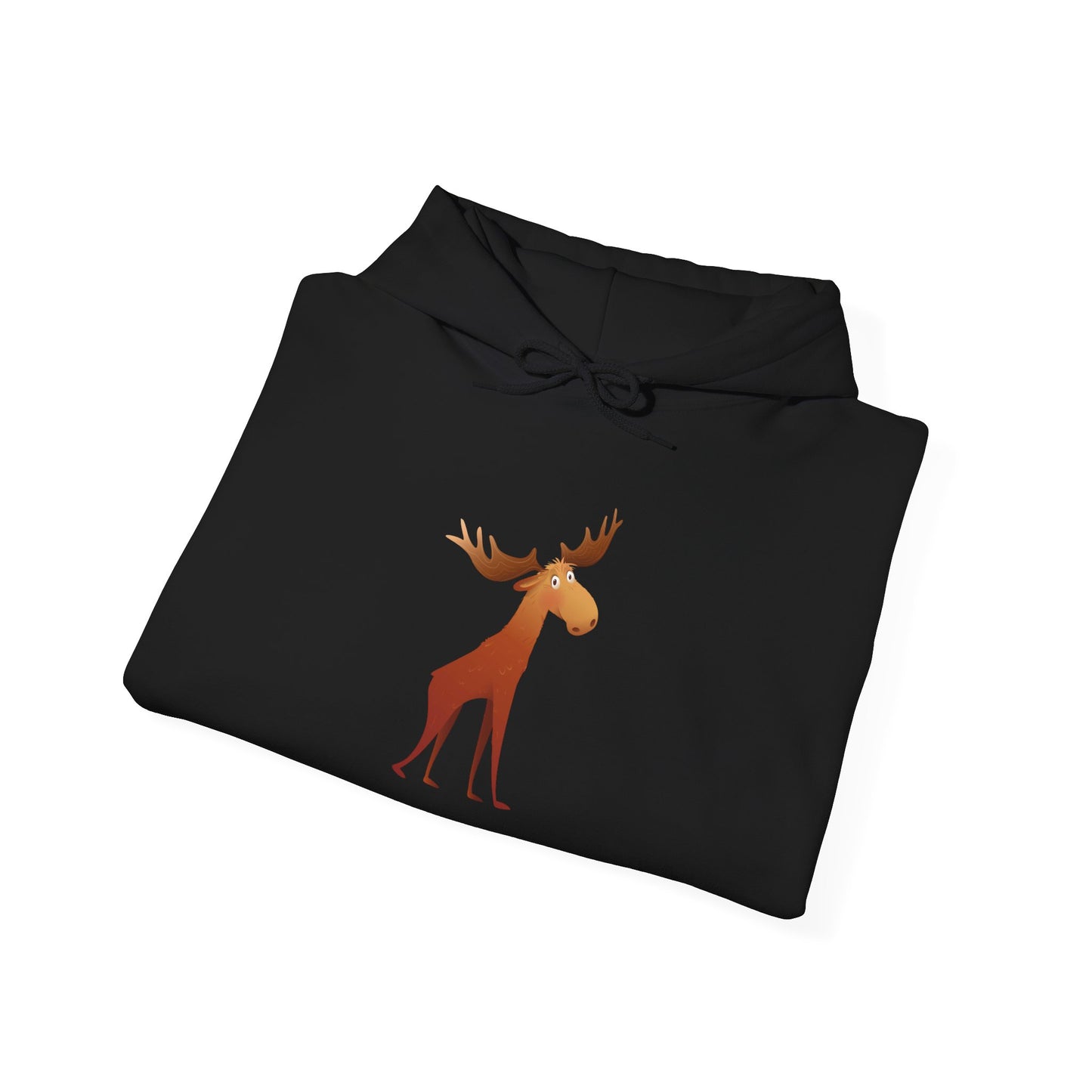 Moose Graphic Hoodie - Cozy Unisex Sweatshirt for Nature Lovers, Perfect Gift for Fall, Winter, Birthdays, Camping, Outdoor Adventures