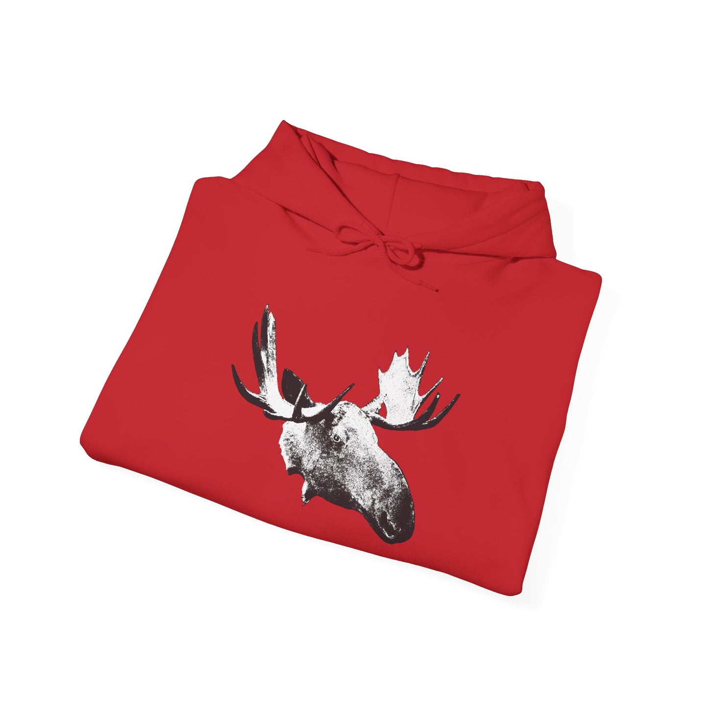 Bull Moose Graphic Unisex Hoodie, Wildlife Apparel