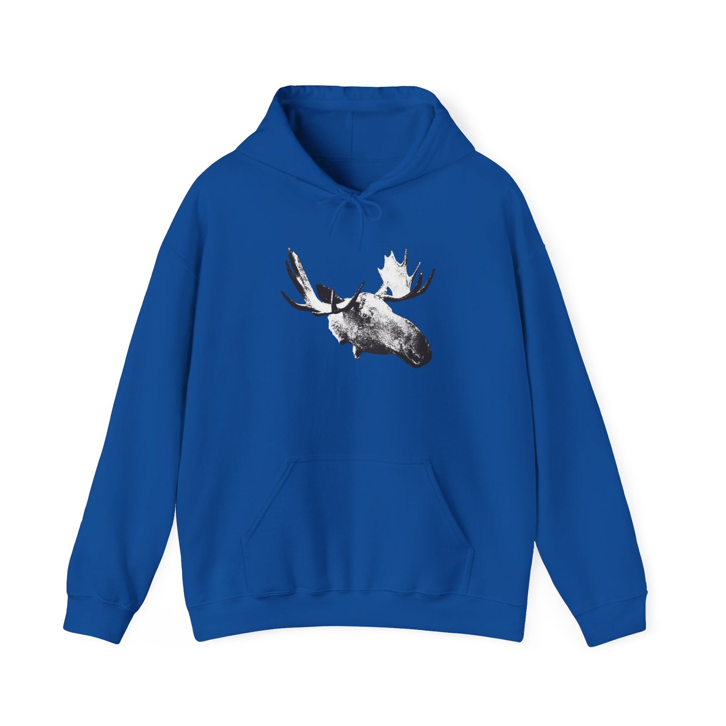 Bull Moose Graphic Unisex Hoodie, Wildlife Apparel