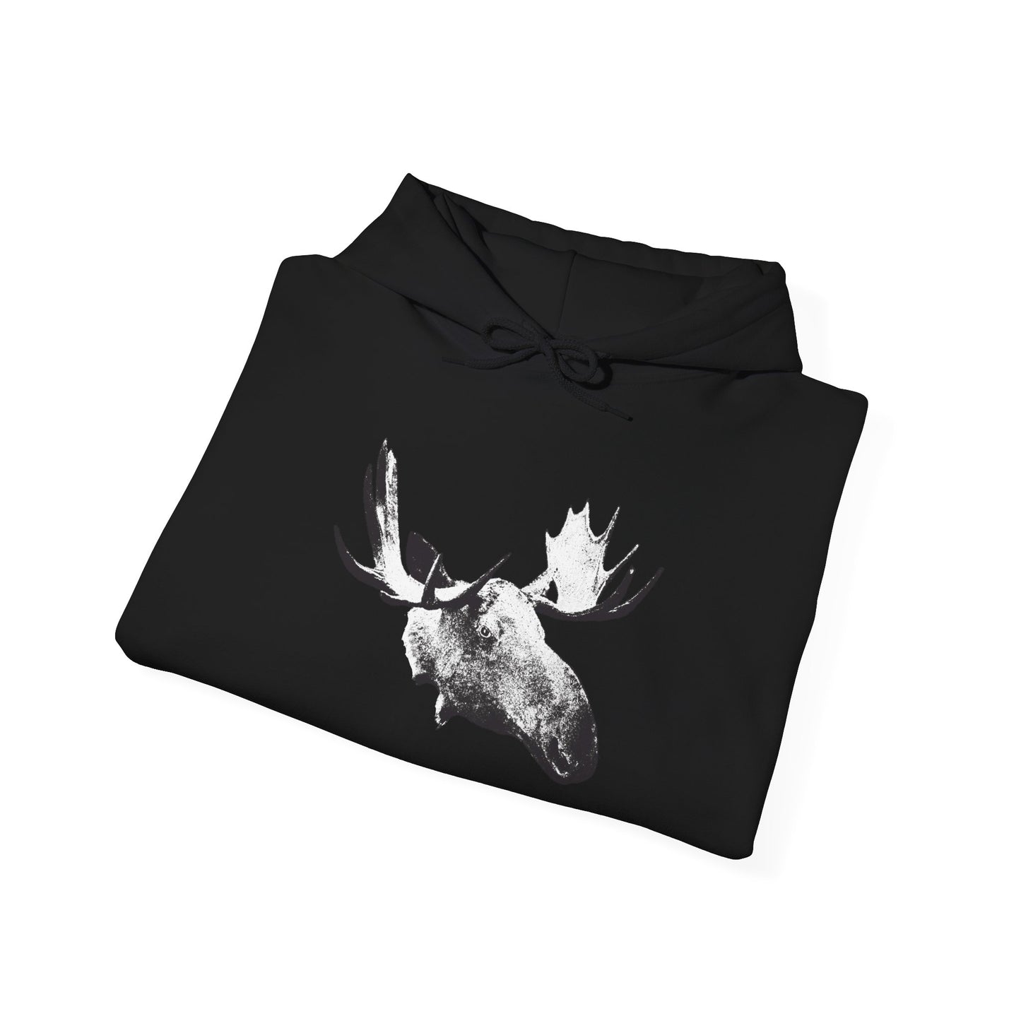 Bull Moose Graphic Unisex Hoodie, Wildlife Apparel