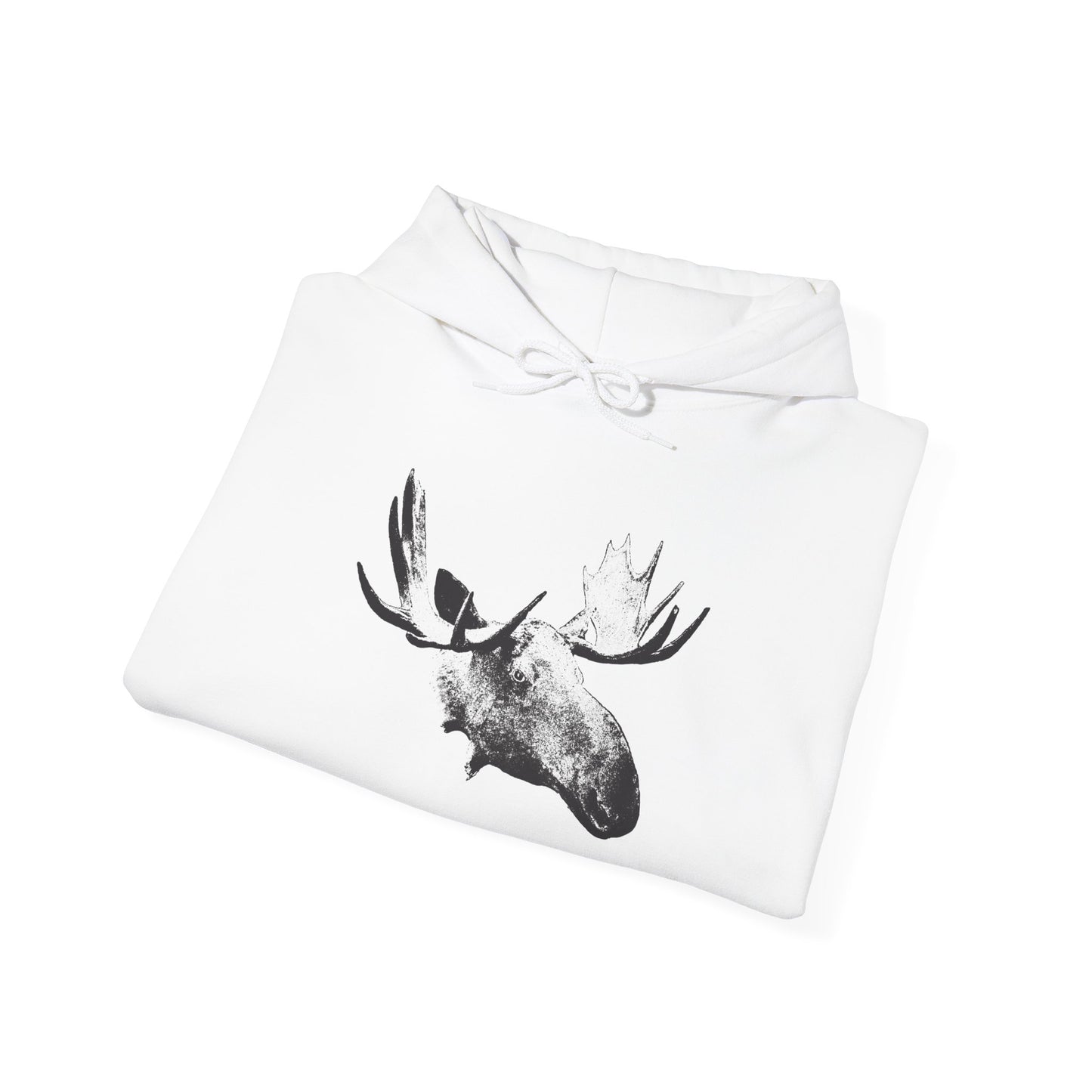 Bull Moose Graphic Unisex Hoodie, Wildlife Apparel
