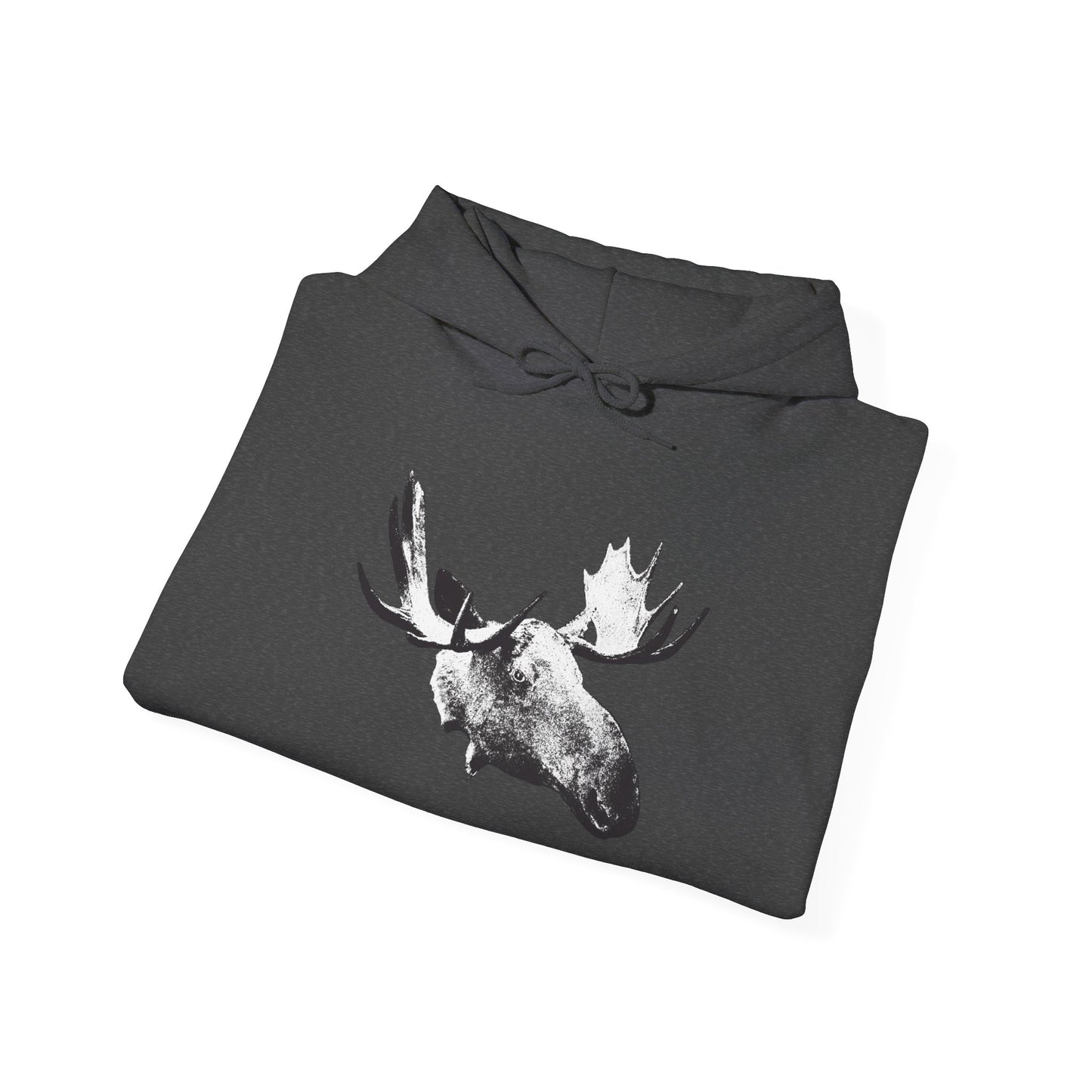 Bull Moose Graphic Unisex Hoodie, Wildlife Apparel