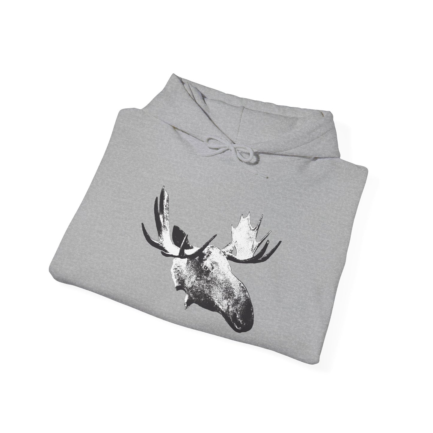 Bull Moose Graphic Unisex Hoodie, Wildlife Apparel
