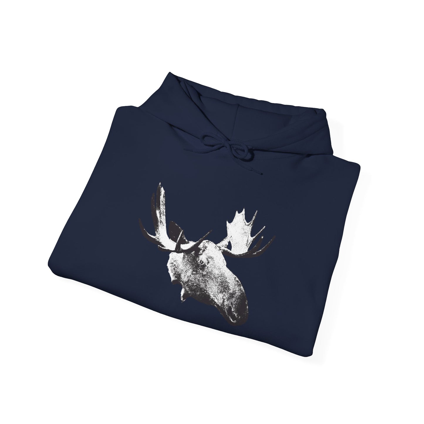 Bull Moose Graphic Unisex Hoodie, Wildlife Apparel