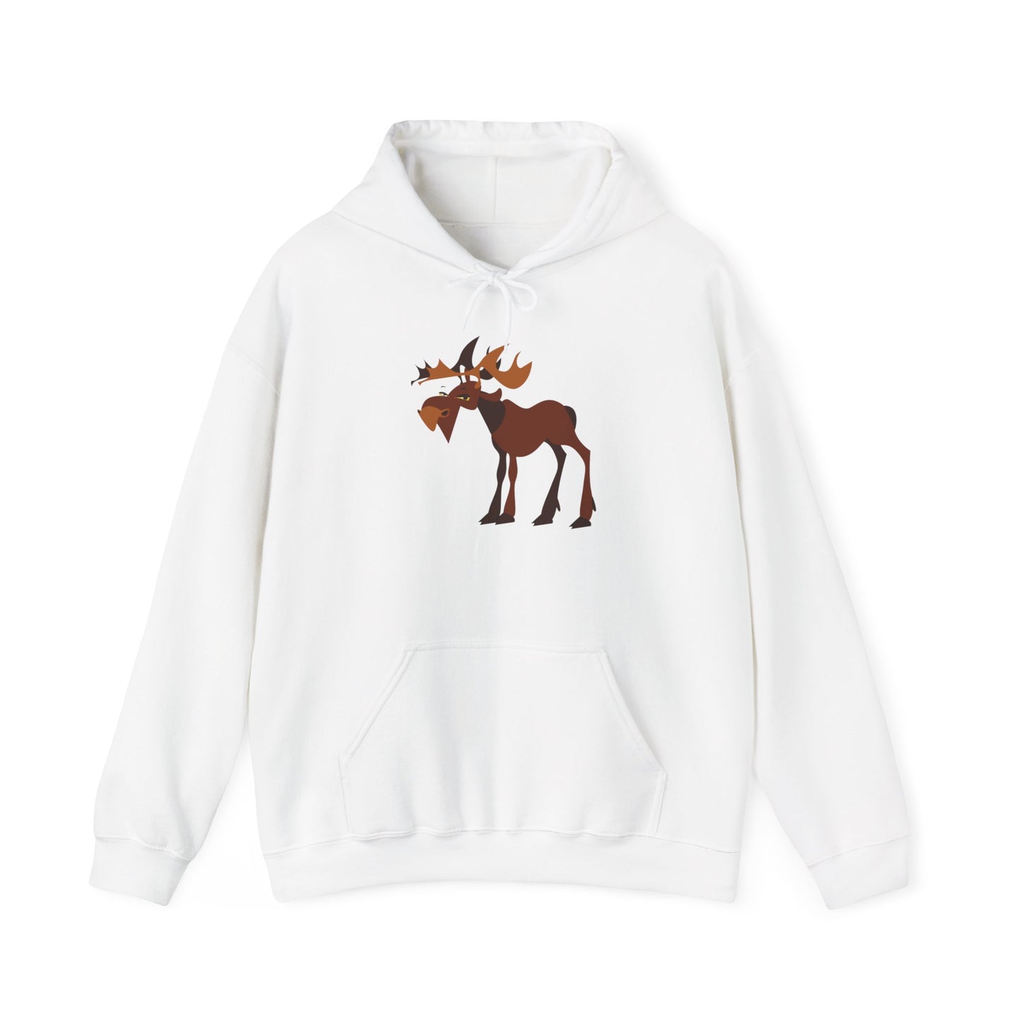 Cozy Moose Graphic Hoodie - Unisex Sweatshirt for Nature Lovers, Great for Gifts, Outdoor Adventures, and Fall Fashion