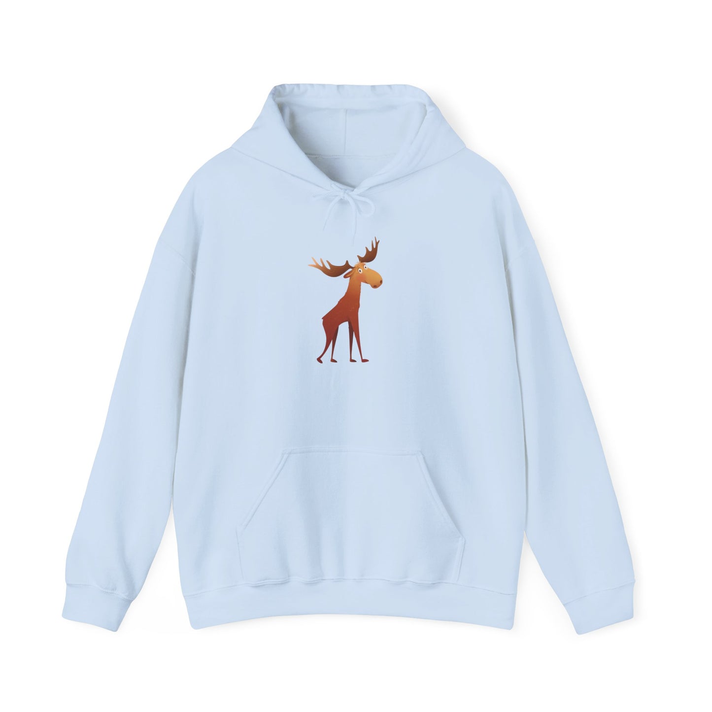 Moose Graphic Hoodie - Cozy Unisex Sweatshirt for Nature Lovers, Perfect Gift for Fall, Winter, Birthdays, Camping, Outdoor Adventures