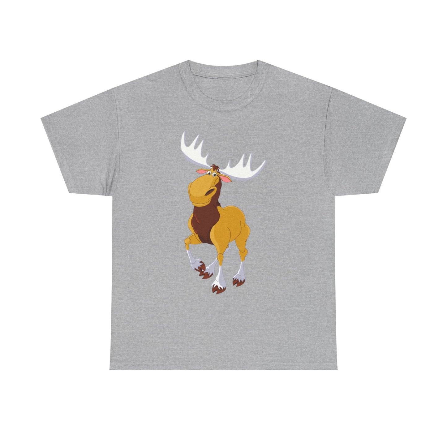 Moose Lover Unisex Heavy Cotton Tee, Nature T-Shirt, Wildlife Apparel, Animal Graphic Tee, Gift for Outdoorsy Friends