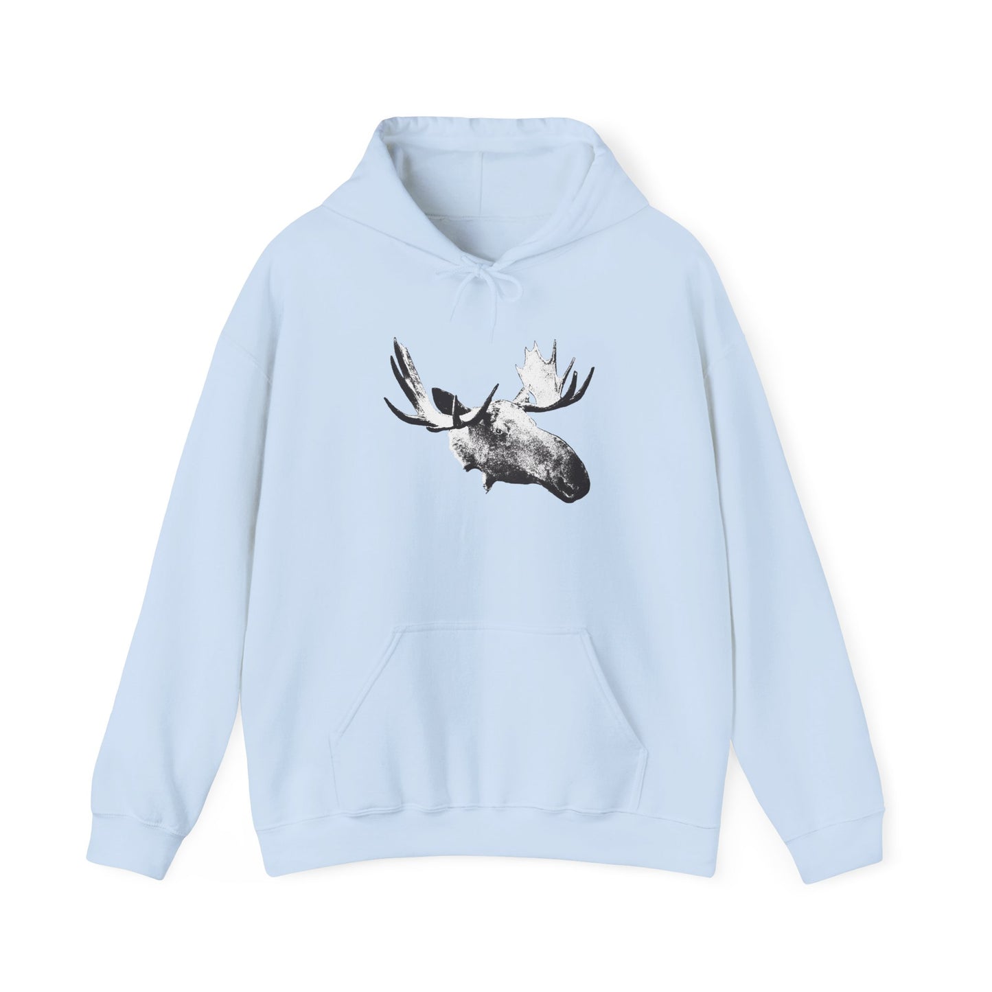 Bull Moose Graphic Unisex Hoodie, Wildlife Apparel