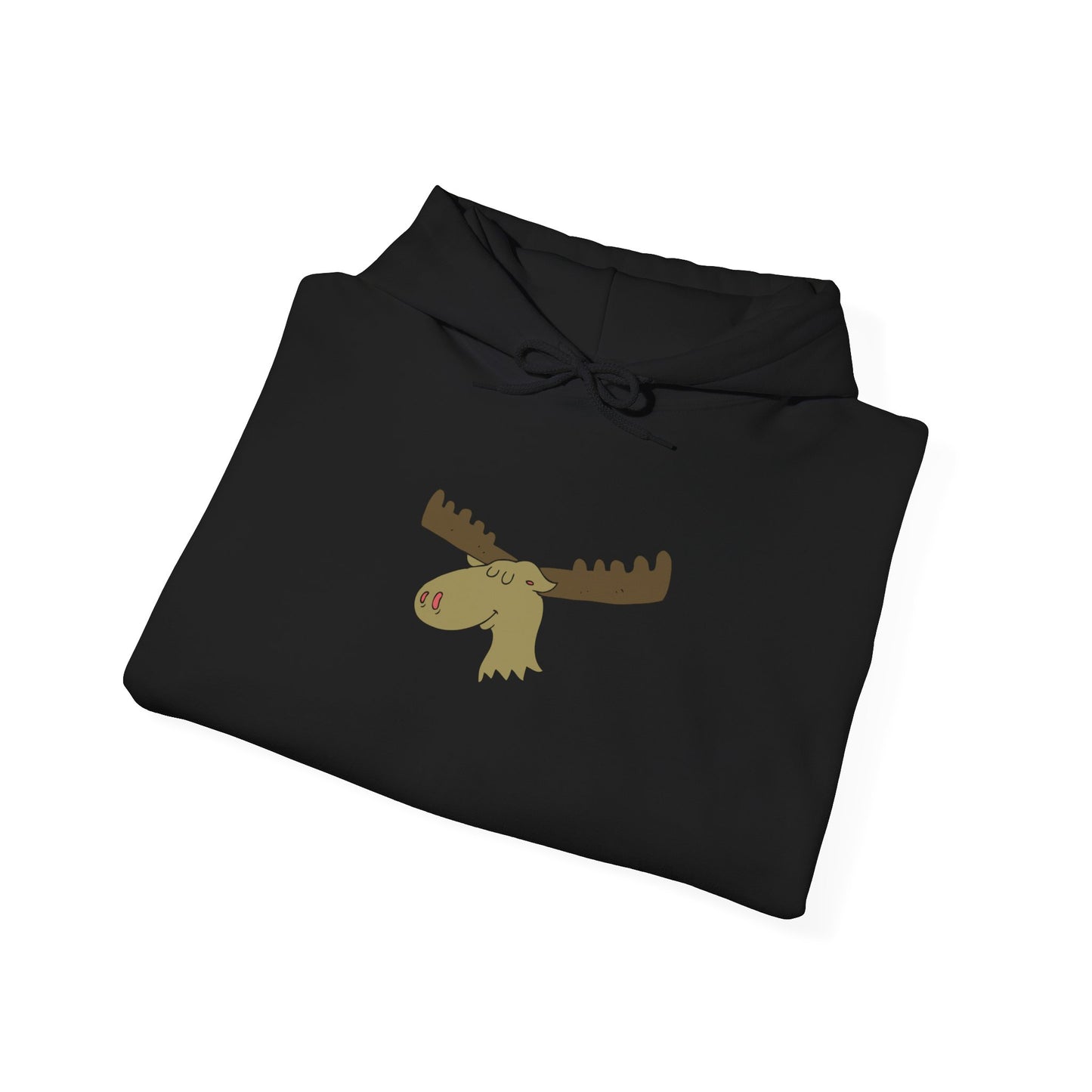 Cozy Moose Graphic Hoodie - Unisex Sweatshirt for Outdoor Adventures, Camping Gift, Nature Lover Apparel, Birthday, Christmas