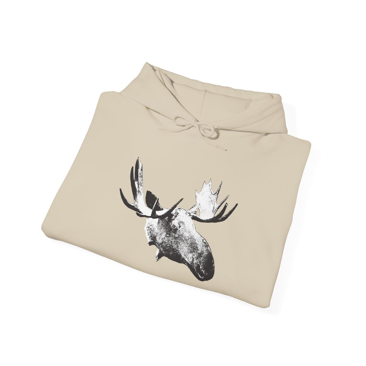 Bull Moose Graphic Unisex Hoodie, Wildlife Apparel