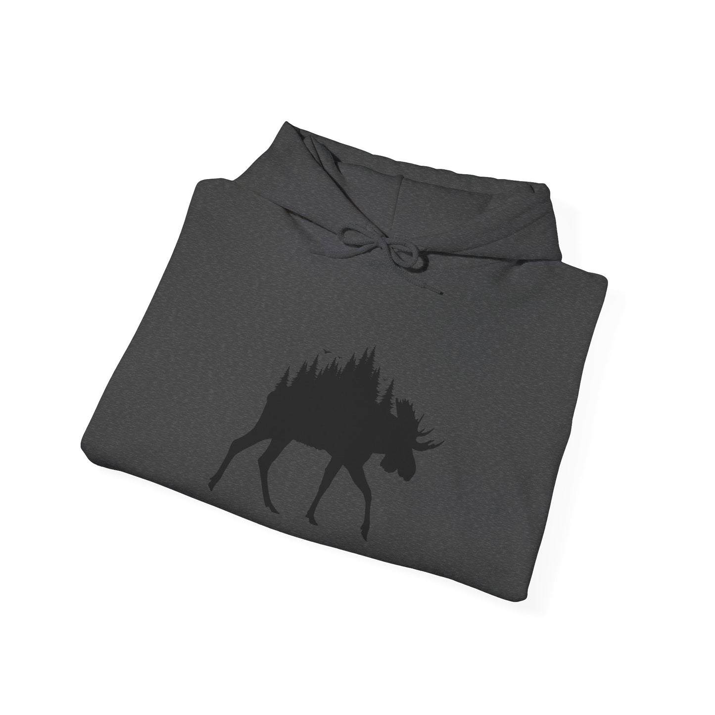 Moose Forest Silhouette Hoodie