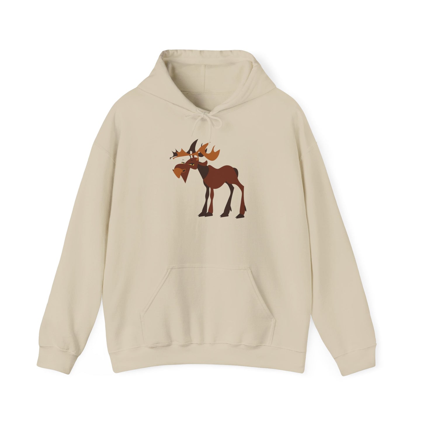 Cozy Moose Graphic Hoodie - Unisex Sweatshirt for Nature Lovers, Great for Gifts, Outdoor Adventures, and Fall Fashion