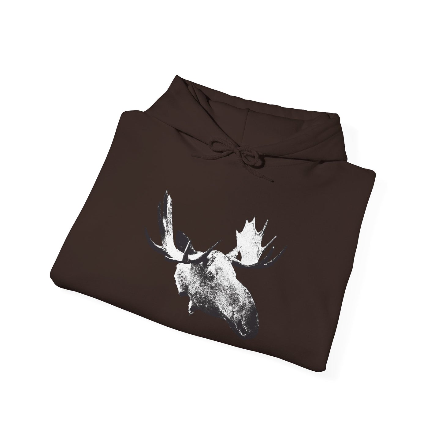 Bull Moose Graphic Unisex Hoodie, Wildlife Apparel