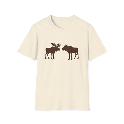Moose Silhouette Unisex T-Shirt, Nature Lover Gift, Outdoor Adventure Tee, Wildlife Enthusiast Apparel, Casual Everyday Wear, [...]
