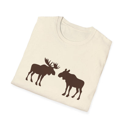 Moose Silhouette Unisex T-Shirt, Nature Lover Gift, Outdoor Adventure Tee, Wildlife Enthusiast Apparel, Casual Everyday Wear, [...]