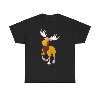 Moose Lover Unisex Heavy Cotton Tee, Nature T-Shirt, Wildlife Apparel, Animal Graphic Tee, Gift for Outdoorsy Friends