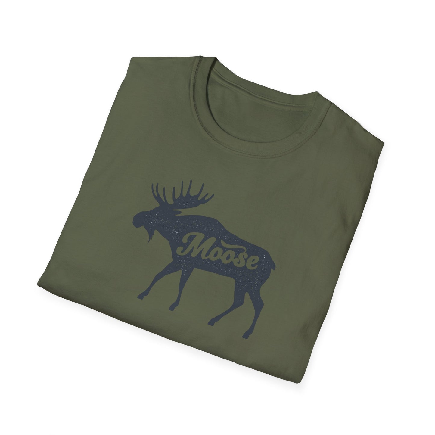 Moose Graphic Unisex T-Shirt | Nature Lover Tee, Outdoor Adventure Shirt, Wildlife Enthusiast Gift, Cabin Decor Apparel, Camping T-Shirt