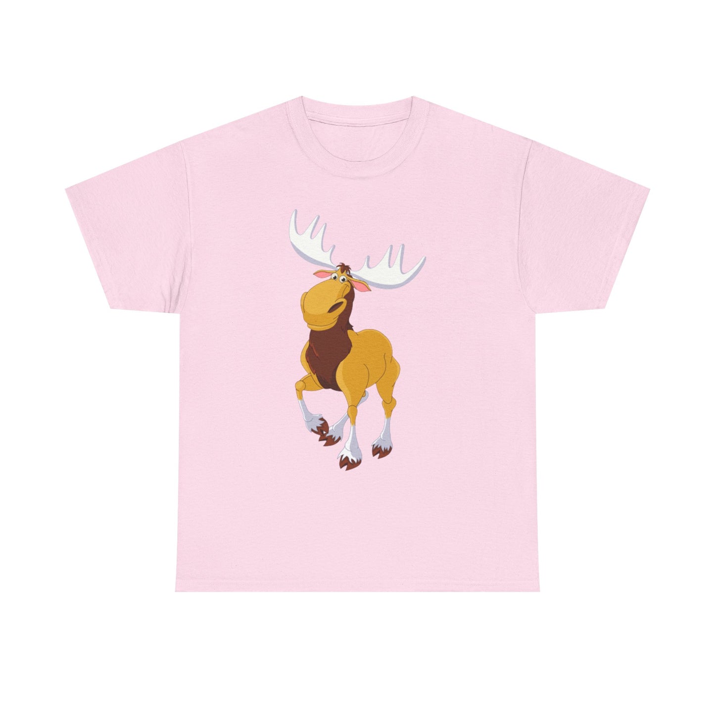 Moose Lover Unisex Heavy Cotton Tee, Nature T-Shirt, Wildlife Apparel, Animal Graphic Tee, Gift for Outdoorsy Friends